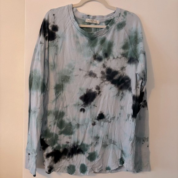 Free People Arden Washed Tie Dye Top Tunic - Picture 2 of 6